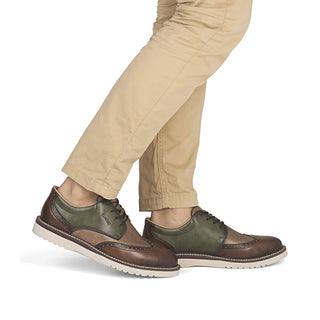 Rieker Men's Real Leather Wide Shoes | 04504 - Image 10
