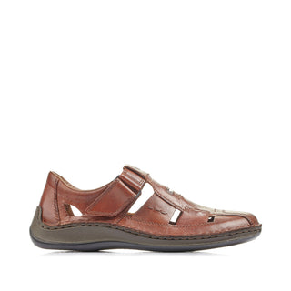 Rieker Men's Real Leather Wide Shoes | 05284 - Image 7