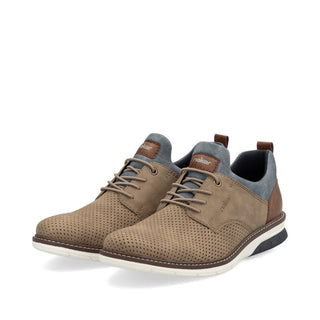 Rieker Men's Real Leather Shoes | 14450 - Image 63