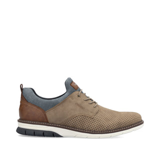 Rieker Men's Real Leather Shoes | 14450 - Image 66
