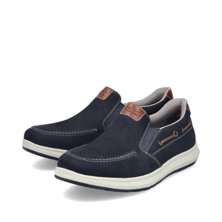 Rieker Men's Real Leather Wide Shoes | 16968 - Image 8