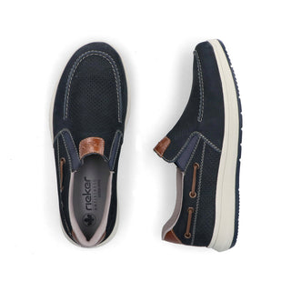 Rieker Men's Real Leather Wide Shoes | 16968 - Image 9