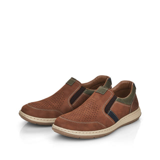 Rieker Men's Real Leather Wide Shoes | 17371 - Image 8