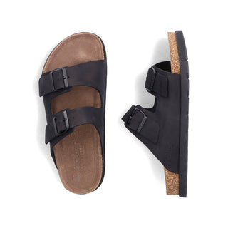 Rieker Men's Real Leather Wide Sandals | 21190 - Image 9