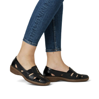 Rieker Women's Real Leather Shoes | 41385 - Image 10