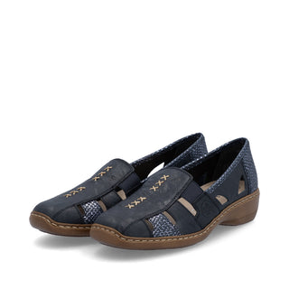 Rieker Women's Real Leather Shoes | 41385 - Image 19