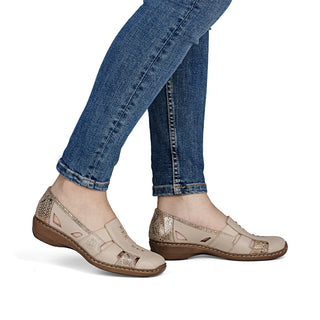 Rieker Women's Real Leather Shoes | 41385 - Image 32