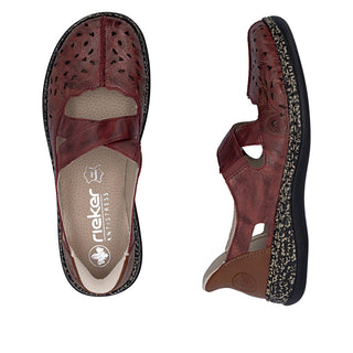 Rieker Women's Real Leather Shoes | 46352 - Image 9