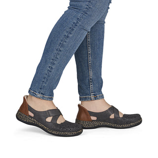 Rieker Women's Real Leather Shoes | 46352 - Image 21