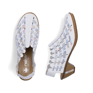Rieker Women's Real Leather Shoes | 46778 - Image 27