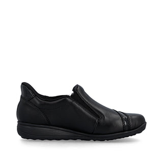 Rieker Women's Real Leather Wide Shoes | 47264 - Image 2