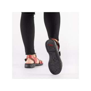 Rieker Women's Real Leather Sandals | 64573 - Image 23