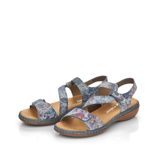 Rieker Women's Real Leather Sandals | 659C7 - Image 55