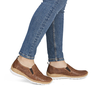 Rieker Women's Real Leather Shoes | N4251 - Image 10