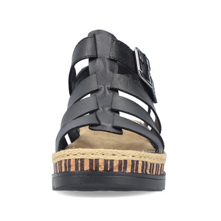 Rieker Ladies' Real Leather Sandals | V7904 - Image 6