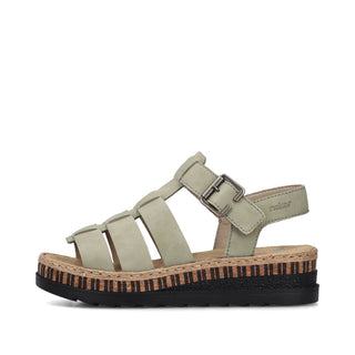 Rieker Ladies' Real Leather Sandals | V7904 - Image 16