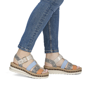 Rieker Ladies' Real Leather Sandals | V7904 - Image 35