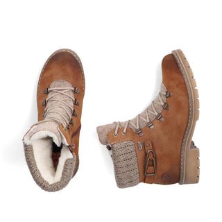Rieker Comfort Women's TEX Waterproof Mid-height Boots | Y9131 - Image 25