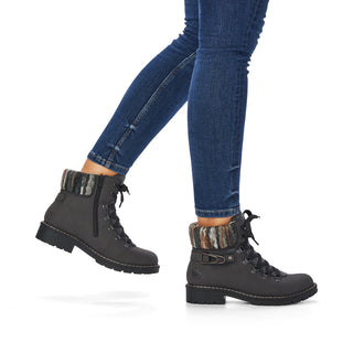 Rieker Comfort Women's TEX Waterproof Mid-height Boots | Y9131 - Image 41